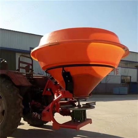 塑料斗撒肥机 拖拉机后置悬挂式颗粒状肥料撒肥机 wzj