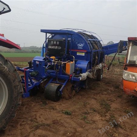 内蒙大型农田捡石机   转笼式式自动装车洋姜收获机 wzj