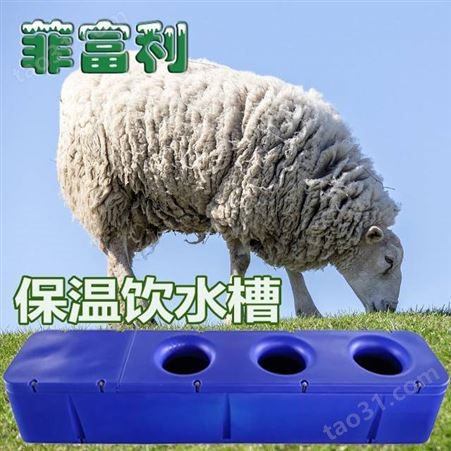 菲富利 2孔4孔6孔自动羊饮水槽可选 拒绝冬季喝冰水 牧场可靠的品质