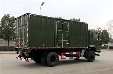 东风六驱越野汽车 6×6多用途厢式载货运输车