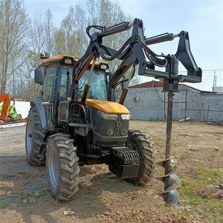 YY-TLZ-WK101 拖拉机钻 前置打桩挖坑机 钻头挖树坑 坑种栽树苗