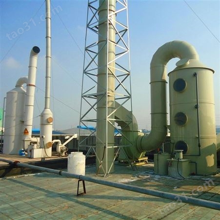 专业生产废气喷淋塔 PP喷淋塔 碳钢喷淋废气处理设备