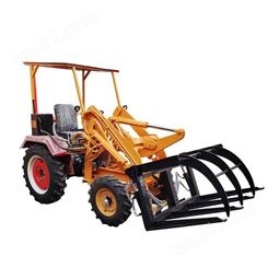 多功能小型电动铲车 四驱装载机 建筑工地柴油养殖农用挖土机