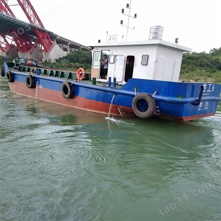 沙霸王机械 开底运输船订购 内河运输设备供应SBW-59