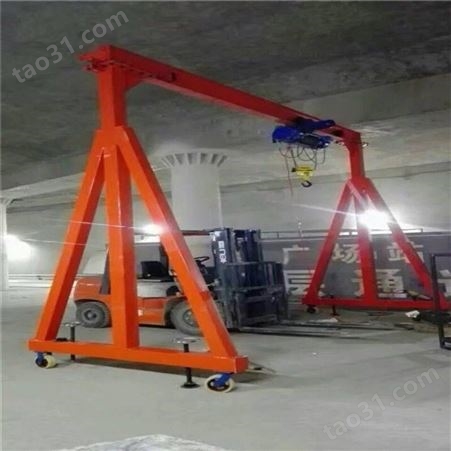 深圳厂家定制升降龙门架 5吨 尺寸定做 配电动葫芦 手动葫芦 简易起重机