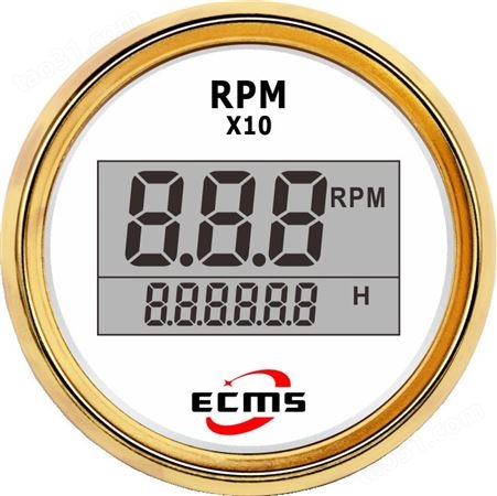 仪创 ECMS 800-00263 汽车改装转速表 汽车显示仪表 数显转速表9990RPM