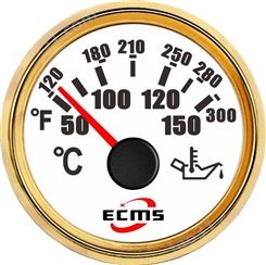仪创 ECMS 800-00037 汽车改装车用油温表 汽车仪表仪器