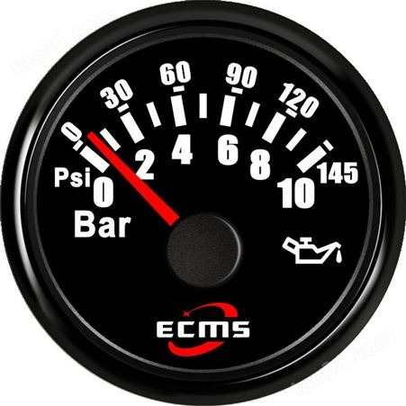 仪创 ECMS 800-00047 显示仪表 车用船用压力表 发电机组用压力表