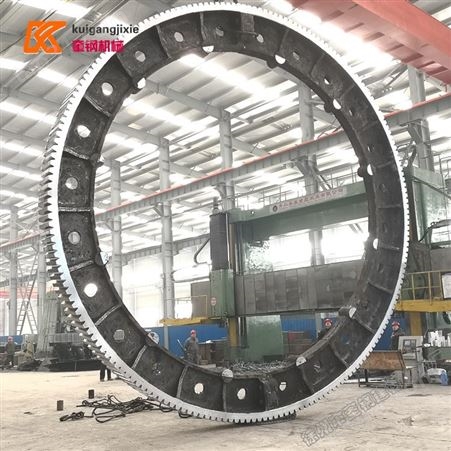 奎钢出口印尼直径7.8米回转窑大齿轮