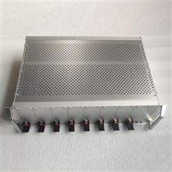 佰懿威图19英寸电子元件安装箱 铝合金插箱 定制非标铝型材机箱