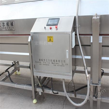HK100 液氮速冻机 隧道式速冻机 秋葵低温快速冷冻设备宏科机械