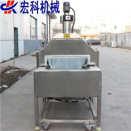 HK-100羊肉串速冻机 隧道式液氮速冻机 肉类快速冷冻设备宏科机械