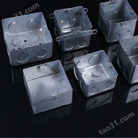 河南  金属接线盒 86线盒  暗装式金属安装盒