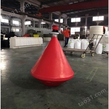 爱迪威为桂林地区提供拦污浮体 锥形浮标定做公司 HDPE耐高温浮桶加工生产商 滚塑制品加工厂