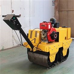 沟槽沙土回填压实 手扶式单钢轮压路机 长田CT-012 1吨