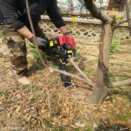 汽油挖树机厂家移栽机易操作 好用小型手提式挖树机