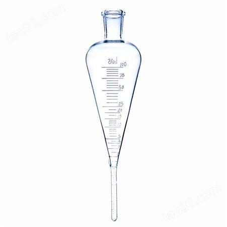 韦斯NDT-1梨形磁粉测定管 磁悬液浓度测淀管 沉淀管 梨型瓶 离心式管100ml 刻度浓缩瓶 浓缩管