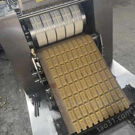 自动排盘棍印饼干成形机 半自动棍印桃酥饼干机 小型炉果l饼干设备 上海合强厂家批发
