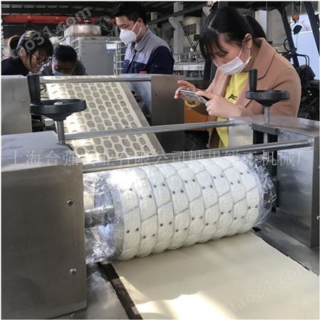 上海合强食品机械 饼干机械厂家 HQ-400饼干生产线 韧性成型设备价格
