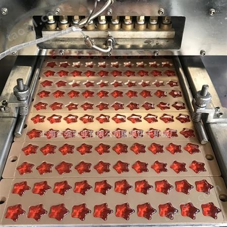 HQ50软糖生产设备 小型软糖成型设备 小产量糖果浇注机 上海合强糖果机械厂家