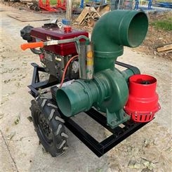 工地排水大流量抽水泵 压井式大8寸离心泵 拖拉机传动轴带喷灌泵