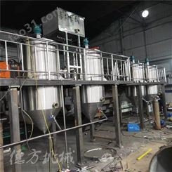大型油脂精炼生产线 茶油精炼设备 食用油生产全套设备 苏子油生产设备