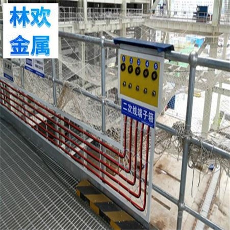 热浸锌球形立柱Q235圆球立柱栏杆钢结构平台栏杆生产厂家 林欢金属