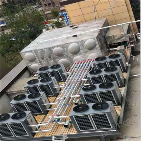 无锡空气能地暖空调一体机空气源热泵工作原理酒店宾馆暖通工程