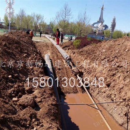 北京污水拉管施工 地下拉管施工预算 拉管路灯施工 过路拉管PE