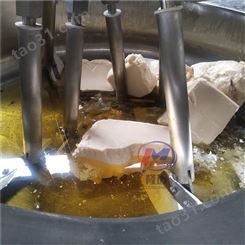 小龙虾底料炒料机 肉酱搅拌机器 辣椒酱生产设备 隆迈