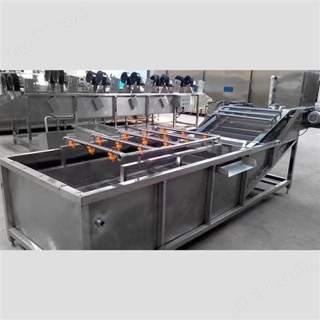 煜昊机械清洗设备 多功能蔬菜清洗流水线 喷淋式土豆清洗机