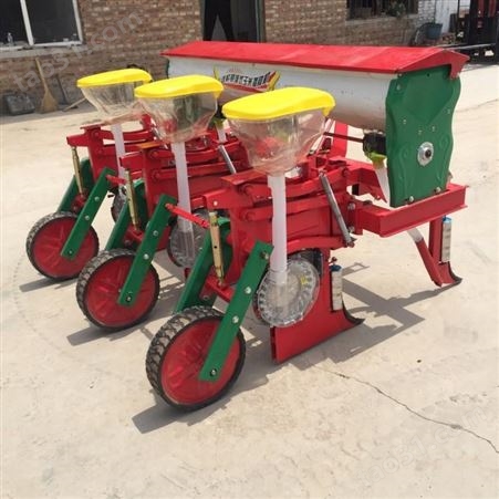 供应拖拉机悬挂式新型悬浮式玉米施肥播种机 大豆谷子种植机
