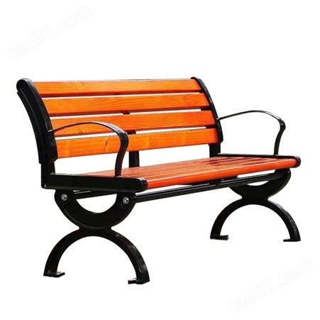 循环利用公园长椅 低碳环保型公园椅子 便于清洁 宏北