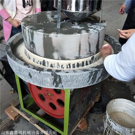 豆腐石磨机价格 手工纹路电动石磨机 米浆肠粉石磨