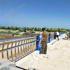 陕西桥梁护栏不锈钢复合管防护栏 景观河道护栏支持定制