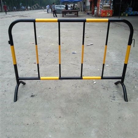 格拉瑞斯铁马护栏厂 现货直销可移动黑黄铁马护栏 不锈钢铁马防护栏定制