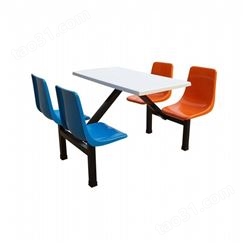 陕西西安八人餐桌椅生产厂家 连体餐桌椅高度 食堂餐桌椅组合价格