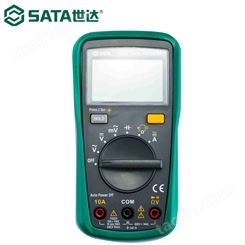 世达（SATA）03005 数字万用表防烧数显表多功能掌上型小表电压表 3 3/4位