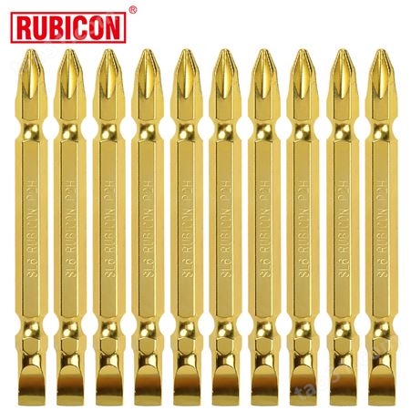 罗宾汉（RUBICON）GW-11-75 进口批头风批头电钻电动螺丝刀起子螺丝批头十字#2 -6.0x75mm10支装