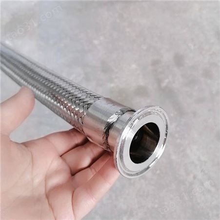 金属波纹管 不锈钢法兰金属软管 工业高压编织金属软管