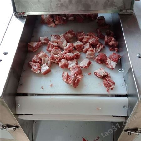 切鸡块肉块鱼块的机器 拓一牌多功能自动切块机