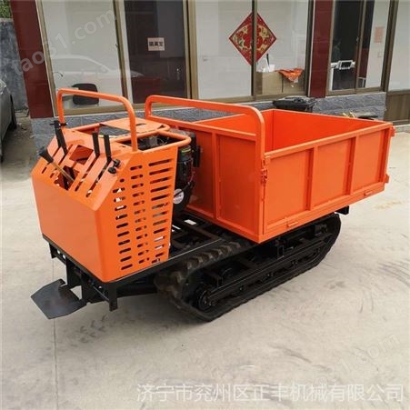 1200公斤的履带运输车 重庆山地农作物运送设备 小型座驾自走式履带运输车