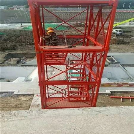 如祥建筑 厢式安全梯笼 箱式梯笼 桥梁施工安全梯笼