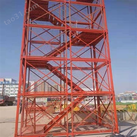 如祥供应 安全梯笼 建筑施工用安全梯笼 箱式梯笼