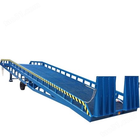 创硕机械 仓储液压登车桥 集装箱装卸平台 货车装柜卸货坡道 移动登车桥