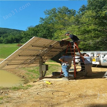 耀创太阳能水泵灌溉系统 太阳能离网发电系统 太阳能微动力污水处理设备 太阳能水泵成套设备