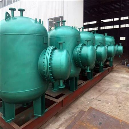 汽水浮动盘蒸汽管换热器机组   波纹管汽水换热器机组专业设计安装 服务