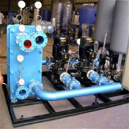 汽水浮动盘管换热器机组 不锈钢容积式换热器  高温 水水换热器组