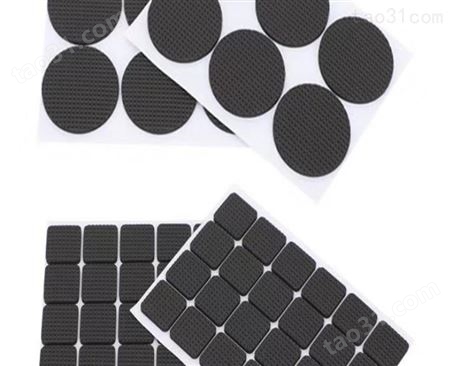 定制硅胶胶垫 黑色硅胶脚垫 硅胶垫片自粘硅胶防滑垫