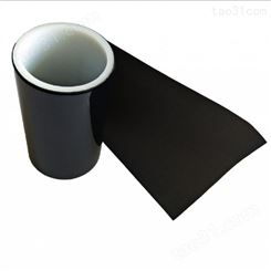 T=0.01mm 超薄黑色PET石墨 表面贴合磨砂单面胶 工厂订制
